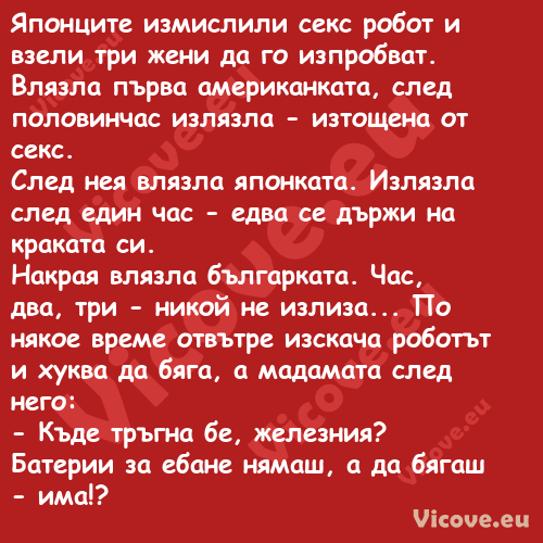  Японците измислили секс робот ...