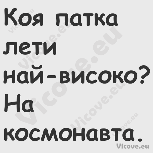 Коя патка лети най високо?Н...