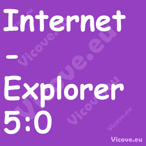 Internet Explorer 5:0