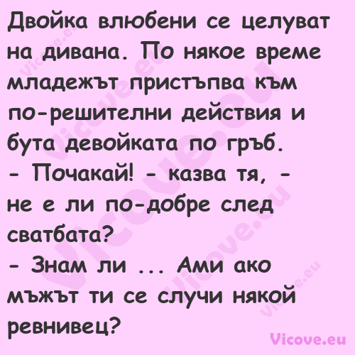 Двойка влюбени се целуват на ди...