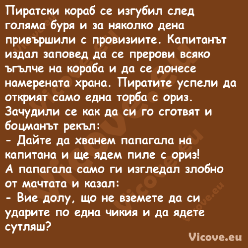 Пиратски кораб се изгубил след ...