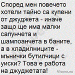 Според мен повечето хотели тайно са купени от джуджета