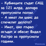  Кубинците съдят САЩ за 121 мл...