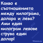 Какво е съотношението между кил...