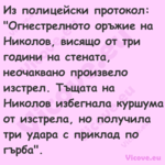 Из полицейски протокол:"Огн...