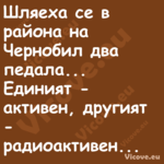 Шляеха се в района на Чернобил ...