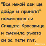 "Все някой ден ще дойде и принц...