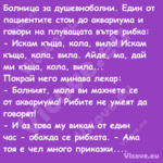 Болница за душевноболни. Един о...